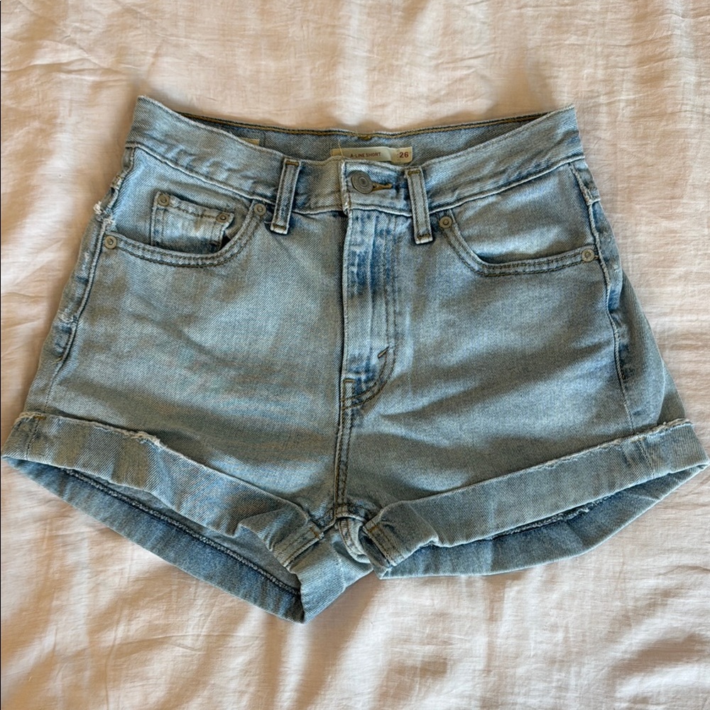 Levi’s A-Line Short Denim Blue Women's Shorts
